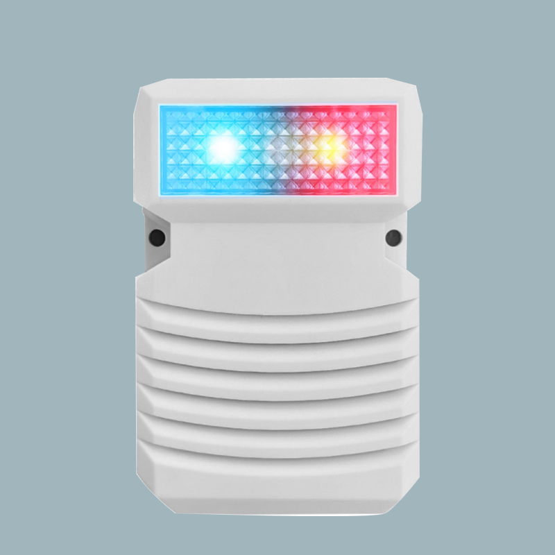 监控声光报警器摄像头球机语音提示警灯有源拾扩音对讲外接喇叭